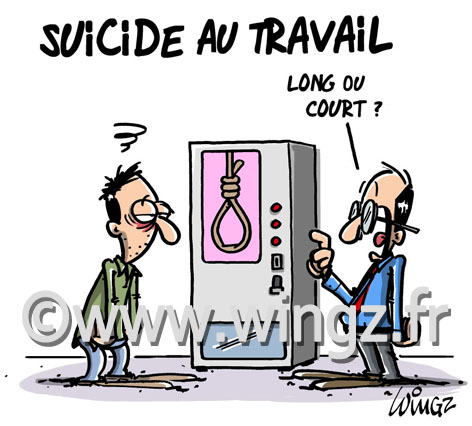 Suicide et mal-être au travail