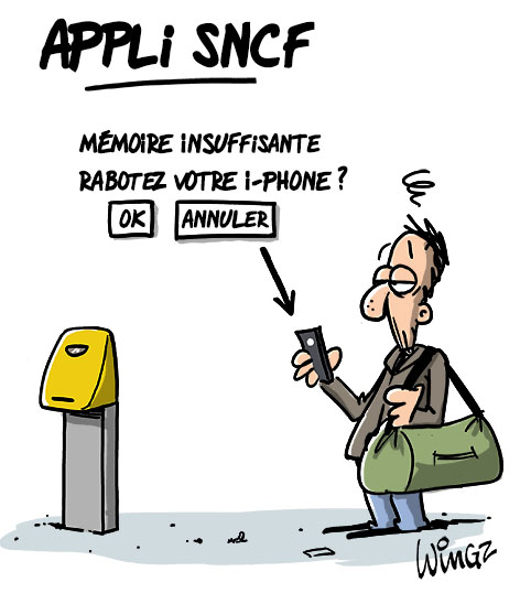 Telechargez L Appli Sncf Wingz Dessinateur De Presse