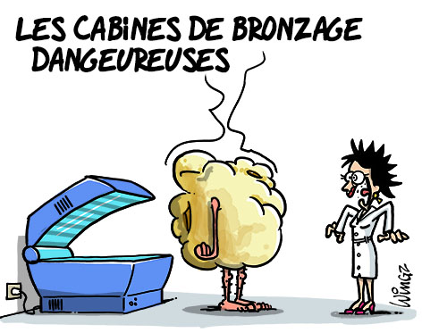 danger des cabines de bronzage